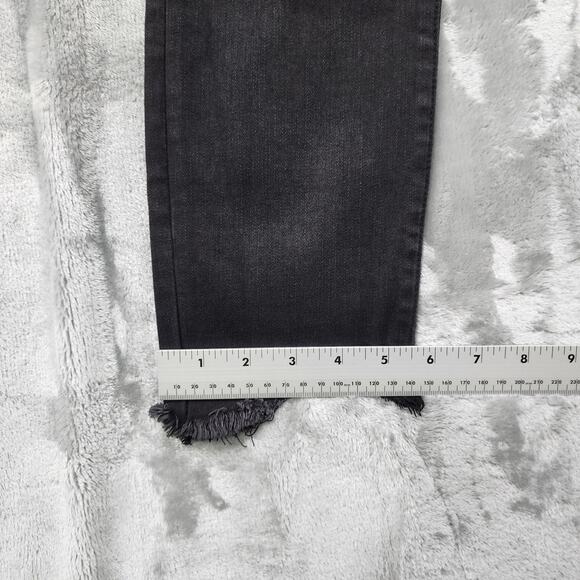 Abercrombie & Fitch Jeans Womens 28/6S SHORT Black Super Skinny Ankle High Rise - Picture 12 of 13